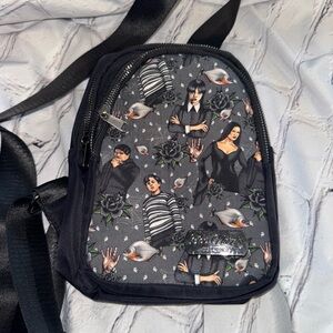 Boutique Bought Addams Family Wanderlust Sling Bag By Top Notch Wednesday